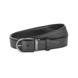GÜRTEL MIT HUFEISENFÖRMIGER SCHLIESSE 35 MM AUS LEDER