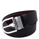WENDBARER GÜRTEL MIT HUFEISENFÖRMIGER SCHLIESSE 35 MM AUS SARTORIAL LEDER