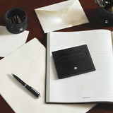Montblanc Pix Kugelschreiber Schwarz mit Kreditkartenhalter Set
