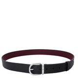WENDBARER GÜRTEL MIT HUFEISENFÖRMIGER SCHLIESSE 35 MM AUS SARTORIAL LEDER
