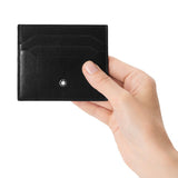 Montblanc Pix Kugelschreiber Schwarz mit Kreditkartenhalter Set