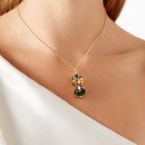 Faberge Guilloché Enamel -Panda-Überraschungsmedaillon