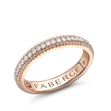 Faberge Rillen-Diamant-Eternity-Ring