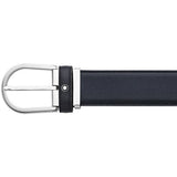 GÜRTEL MIT HUFEISENFÖRMIGER SCHLIESSE 35 MM AUS LEDER
