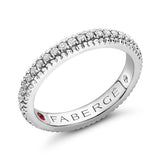 Love by Fabergé Rillen-Diamant-Eternity-Ring
