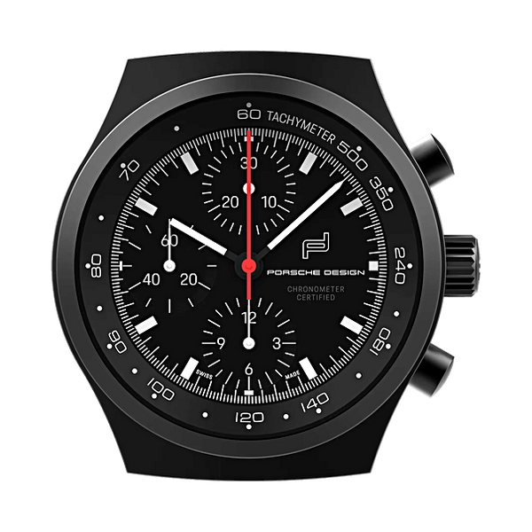 Porsche Design Chronograph 1 All Black Wall Clock, Wanduhr, Ref.: WAP0701500RIND