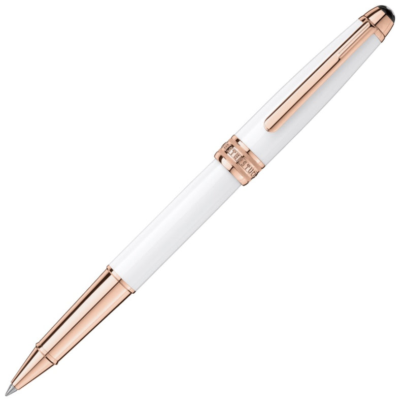 Montblanc Meisterstück Classique White Solitaire Rollerball Red Gold